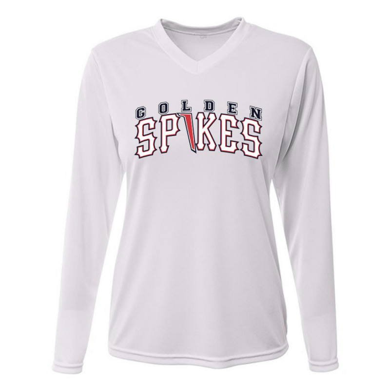 GS Womens Long Sleeve White Shirt