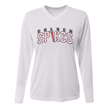 GS Womens Long Sleeve White Shirt