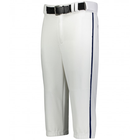 Baseball Pants Knicker White/Navy Piping
