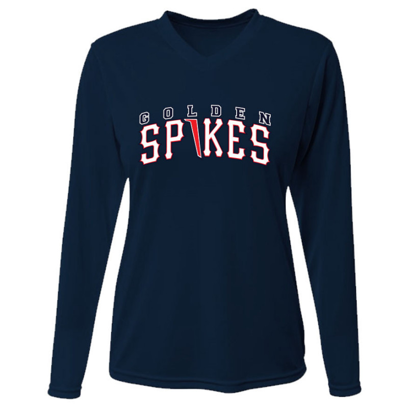 GS Womens Long Sleeve Navy Shirt