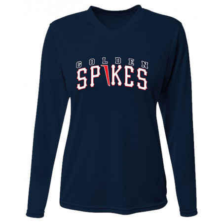 GS Womens Long Sleeve Navy Shirt