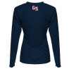 GS Womens Long Sleeve Navy Shirt