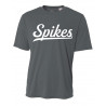 Spikes Mens Performance Tee Grey