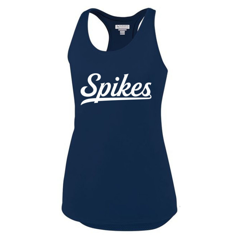 Spikes Womens Tank Top Navy
