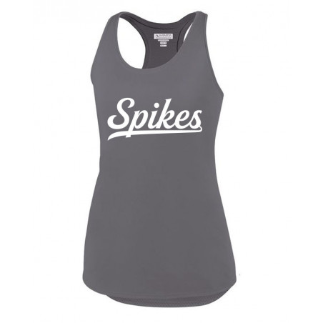 Spikes Womens Tank Top Grey