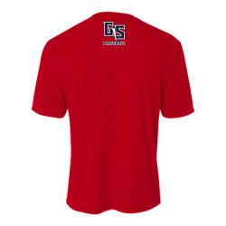 Spikes Mens Performance Tee Red